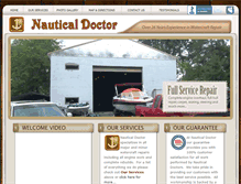 Tablet Screenshot of nauticaldoctor.com